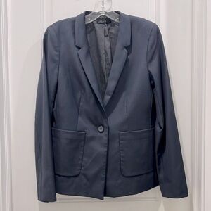 Cos Men’s Oversized Charcoal Grey Wool Blazer Sz 40